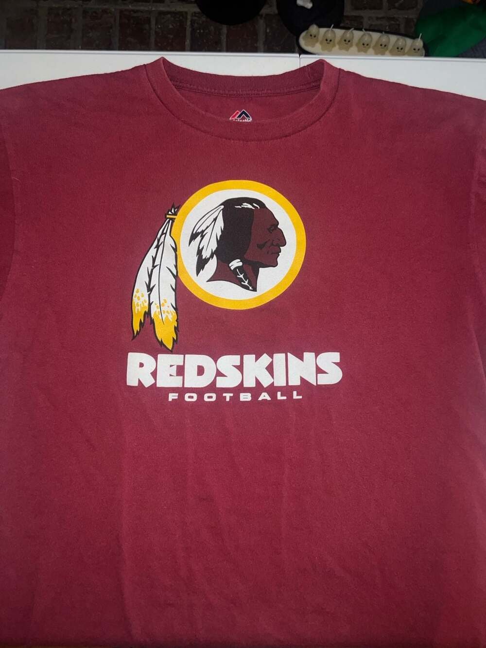 Majestic Washington Redskins Football Graphic T-Shirt Men's Size Large